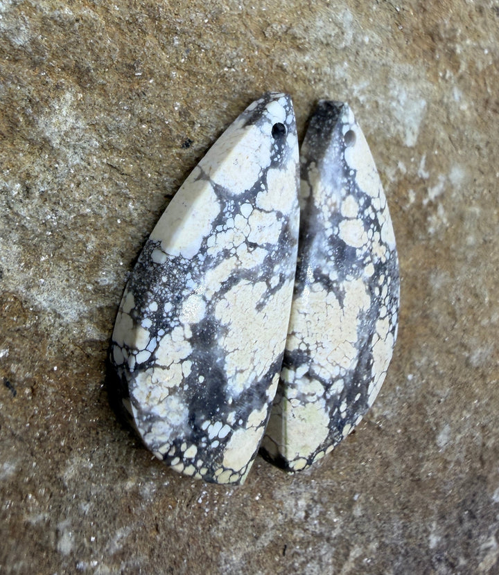 Ivory Creek Variscite (Kazakhstan) Matching Earring Slab