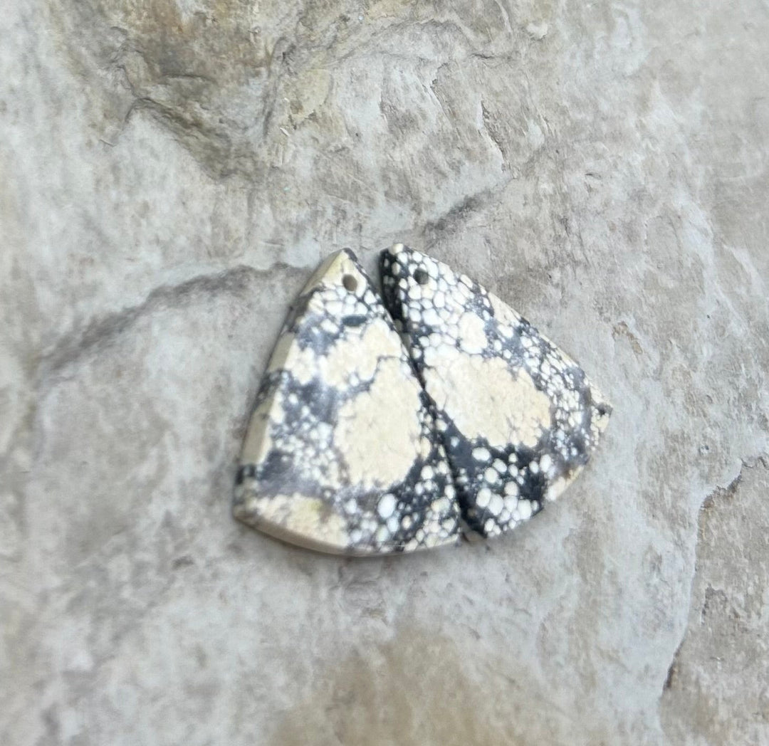 Ivory Creek Variscite (Kazakhstan) Matching Earring Slab