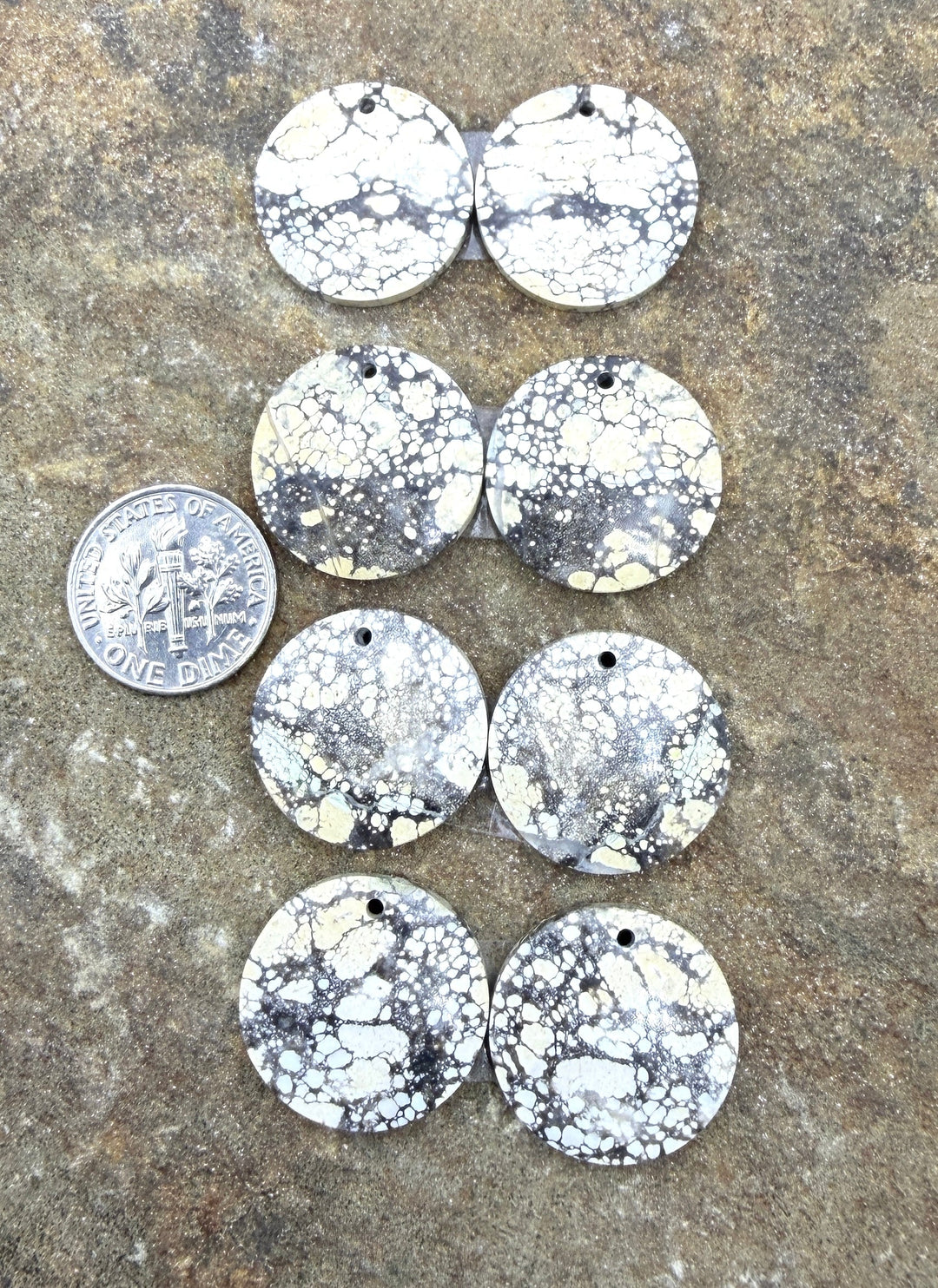 Ivory Creek Variscite (Kazakhstan) Matching Earring Slab