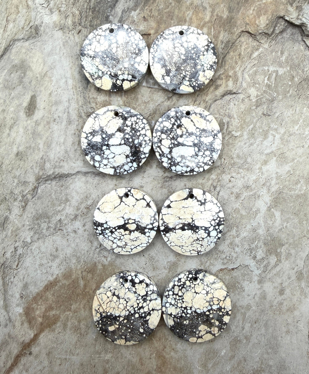 Ivory Creek Variscite (Kazakhstan) Matching Earring Slab