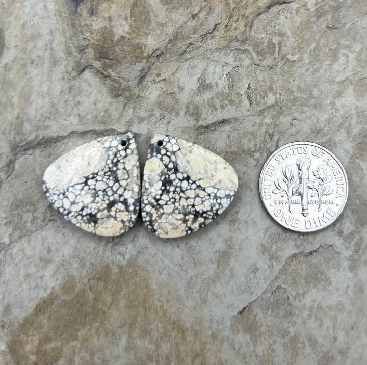Ivory Creek Variscite (Kazakhstan) Matching Earring Slab