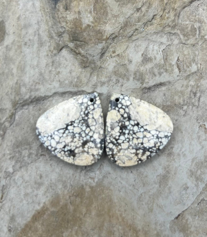 Ivory Creek Variscite (Kazakhstan) Matching Earring Slab