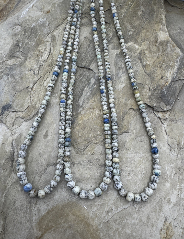 K2 Jasper (Pakistan) Graduated 3-6mm Faceted Rondelle Bead