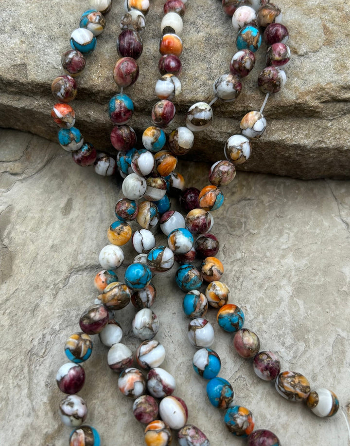 Kingman Turquoise and Purple and Orange Spiny Oyster