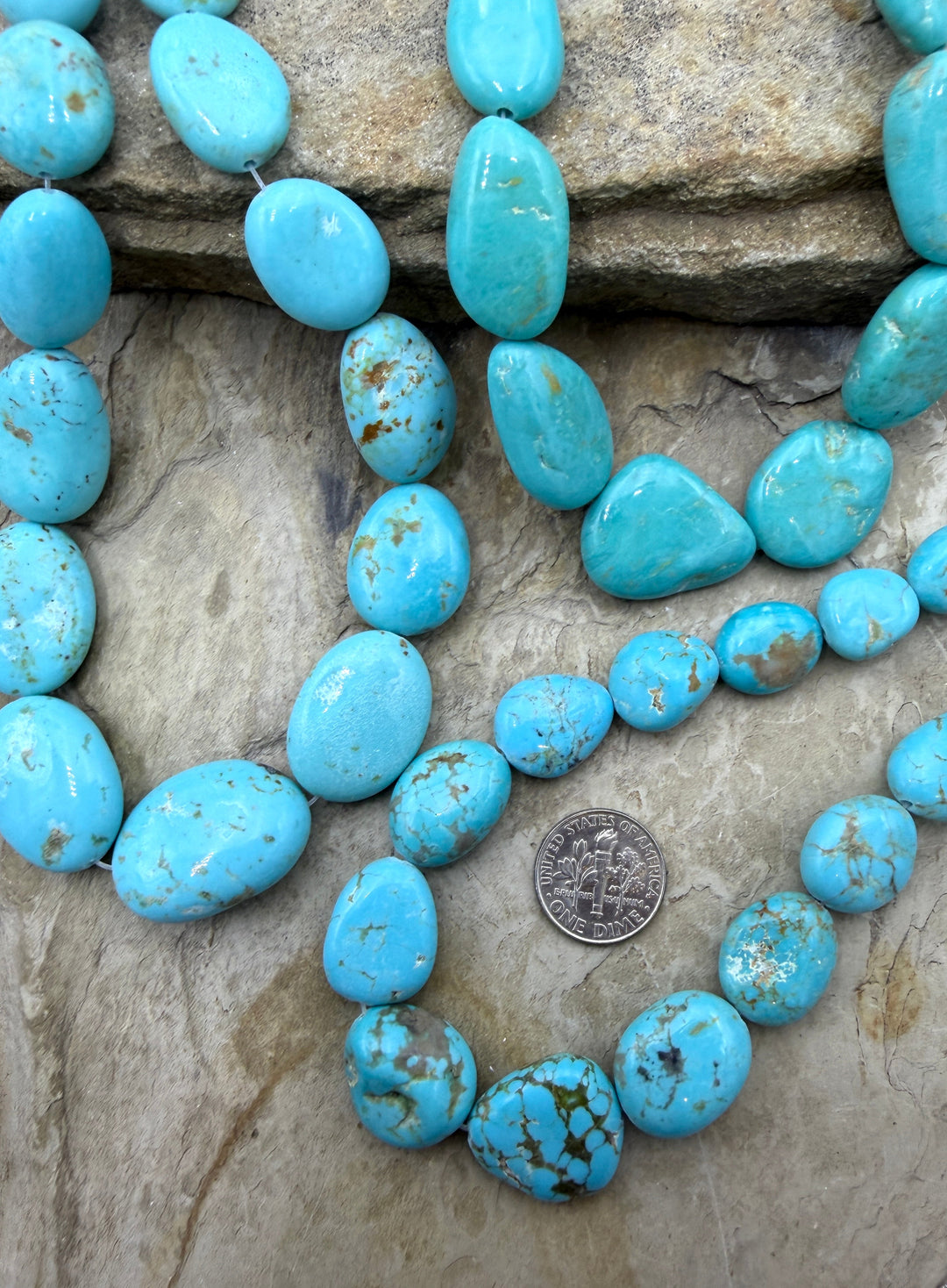 Kingman Turquoise (Arizona) BIG Graduated Smooth Nugget