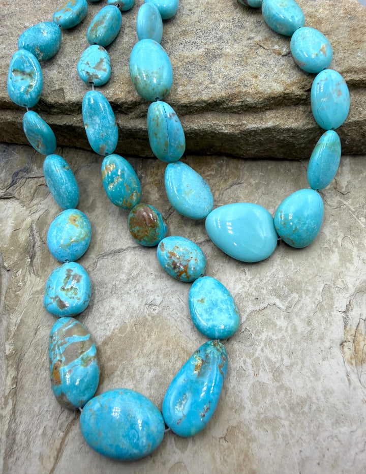 Kingman Turquoise (Arizona) BIG Graduated Smooth Nugget
