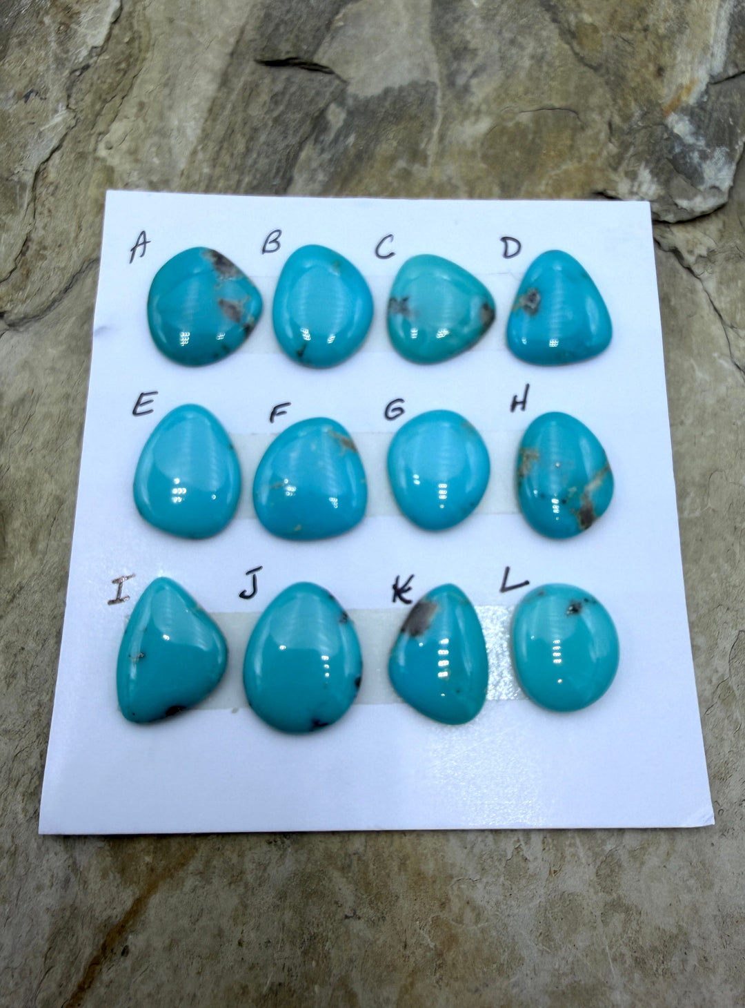 Kingman Turquoise (Arizona) Freeform Cabochon Approximately