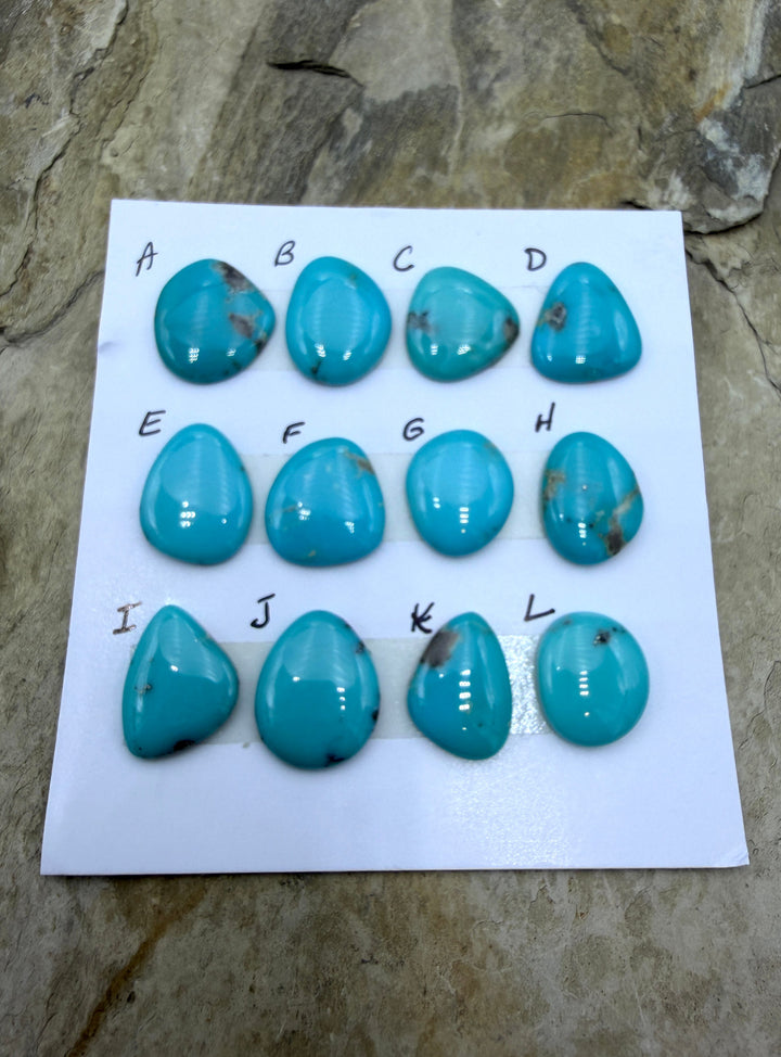 Kingman Turquoise (Arizona) Freeform Cabochon Approximately