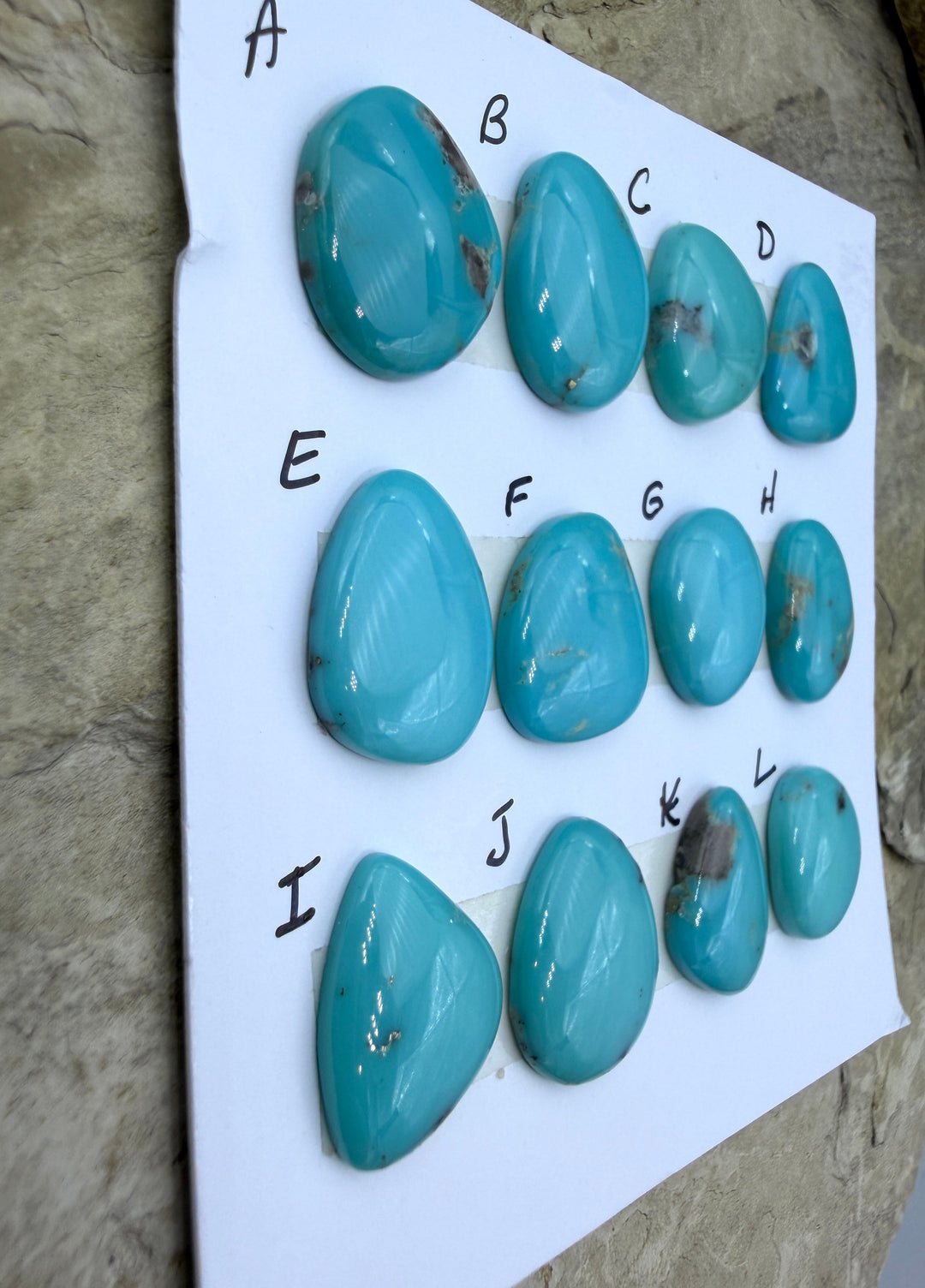 Kingman Turquoise (Arizona) Freeform Cabochon Approximately