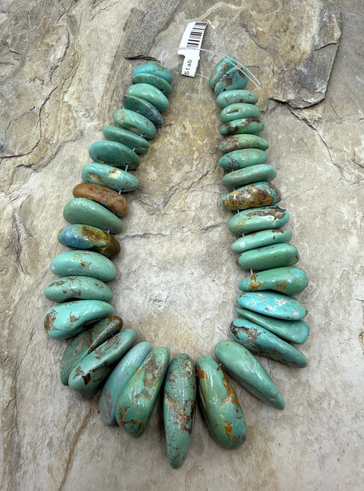 Kingman Turquoise (Arizona) Graduated Focal Strand