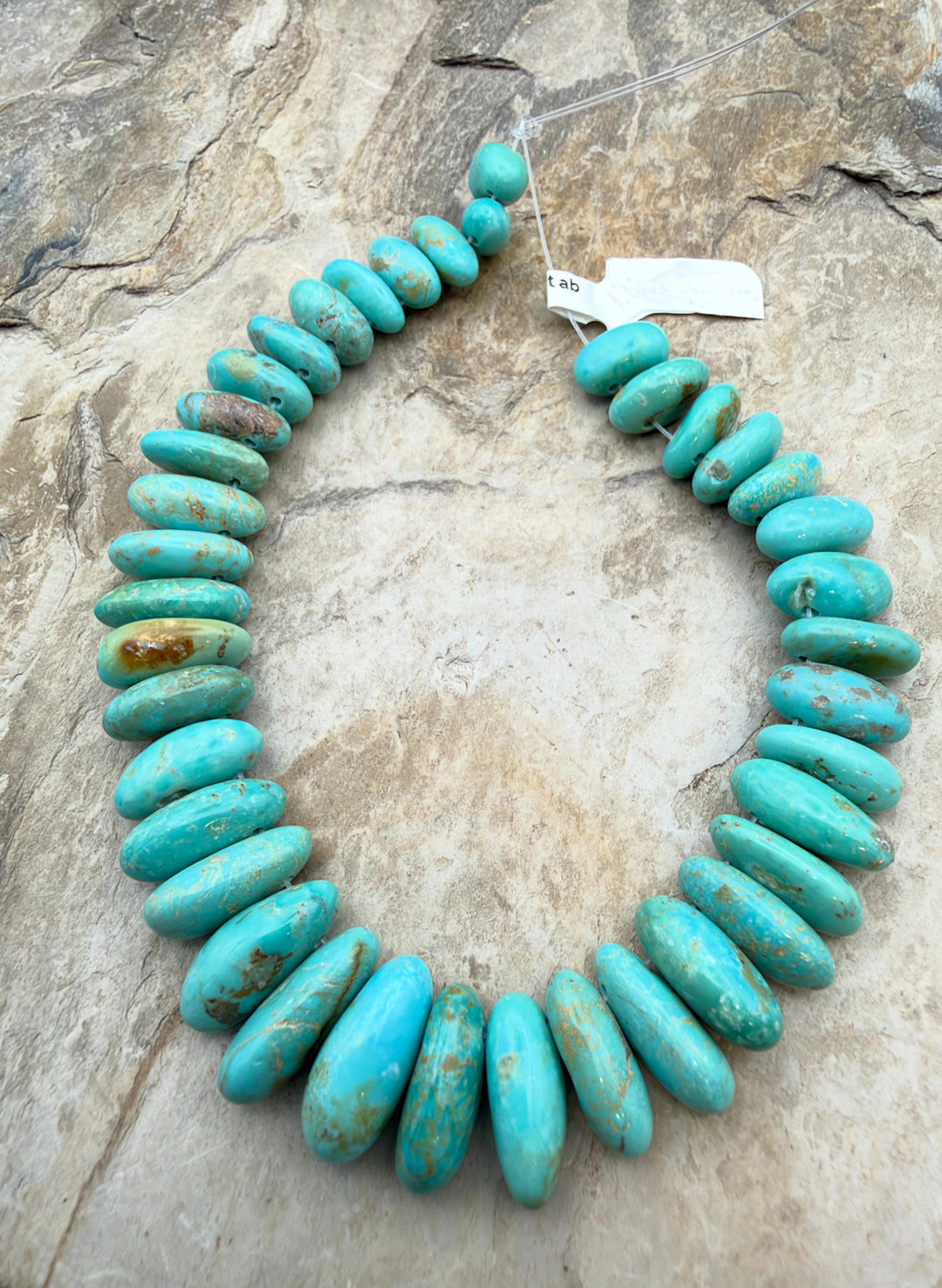 Kingman Turquoise (Arizona) Graduated Teardrop Nuggets