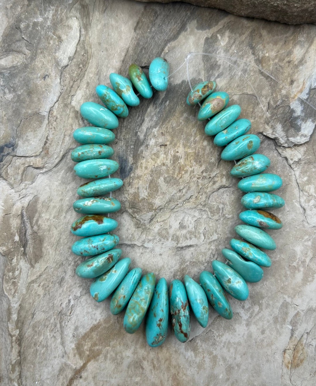 Kingman Turquoise (Arizona) Long Teardrop Nuggets
