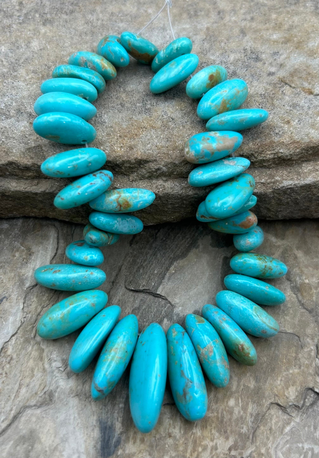 Kingman Turquoise (Arizona) Long Teardrop Nuggets