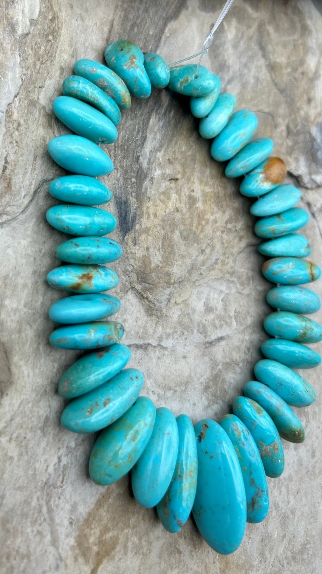 Kingman Turquoise (Arizona) Long Teardrop Nuggets