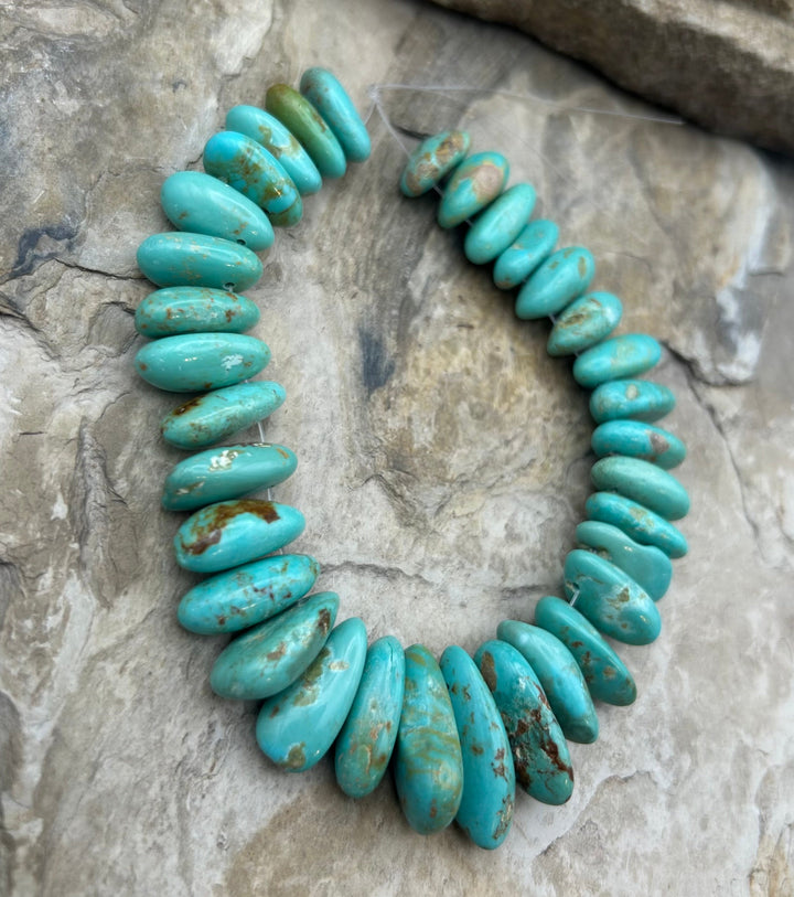 Kingman Turquoise (Arizona) Long Teardrop Nuggets