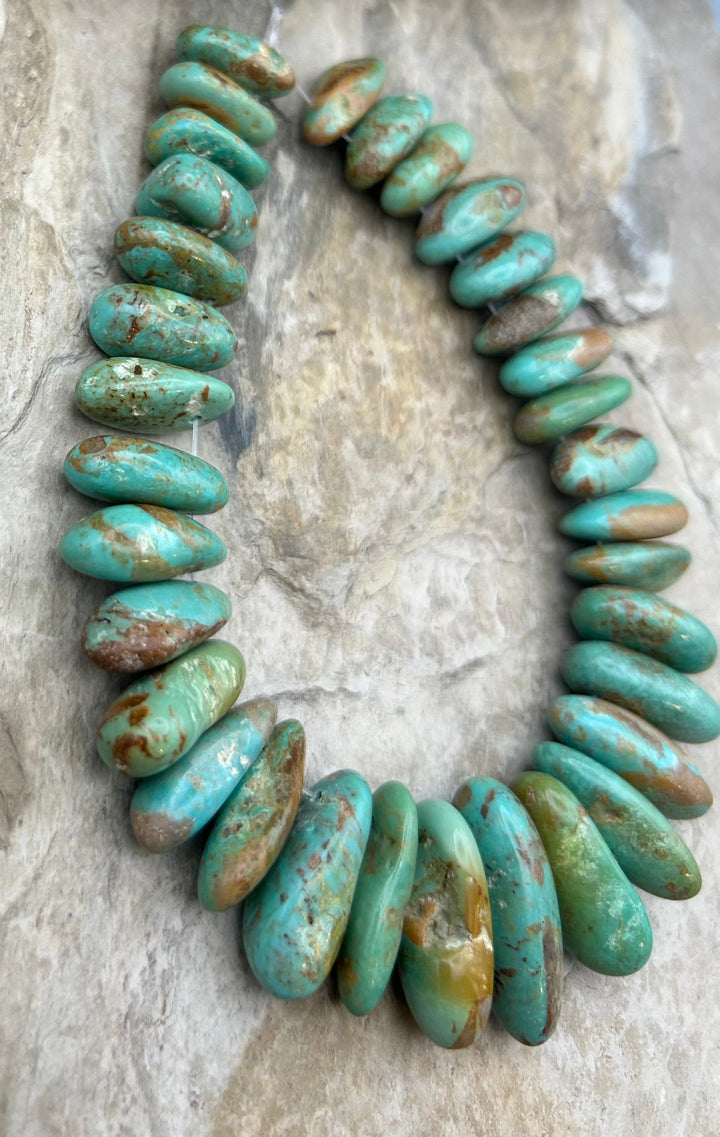 Kingman Turquoise (Arizona) Long Teardrop Nuggets
