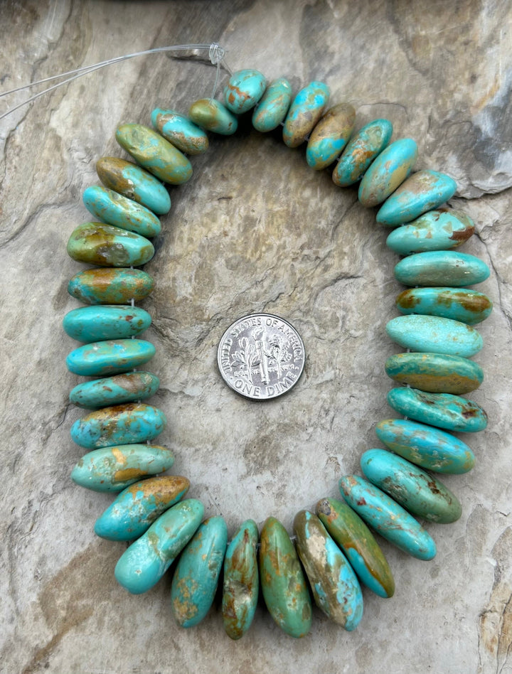 Kingman Turquoise (Arizona) Long Teardrop Nuggets