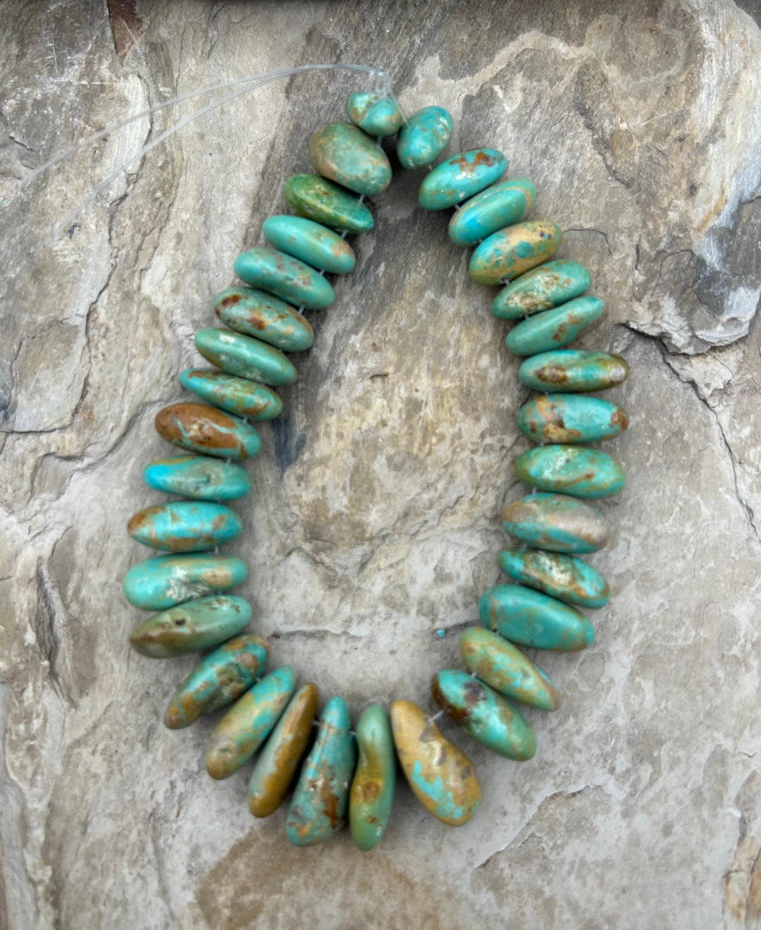 Kingman Turquoise (Arizona) Long Teardrop Nuggets