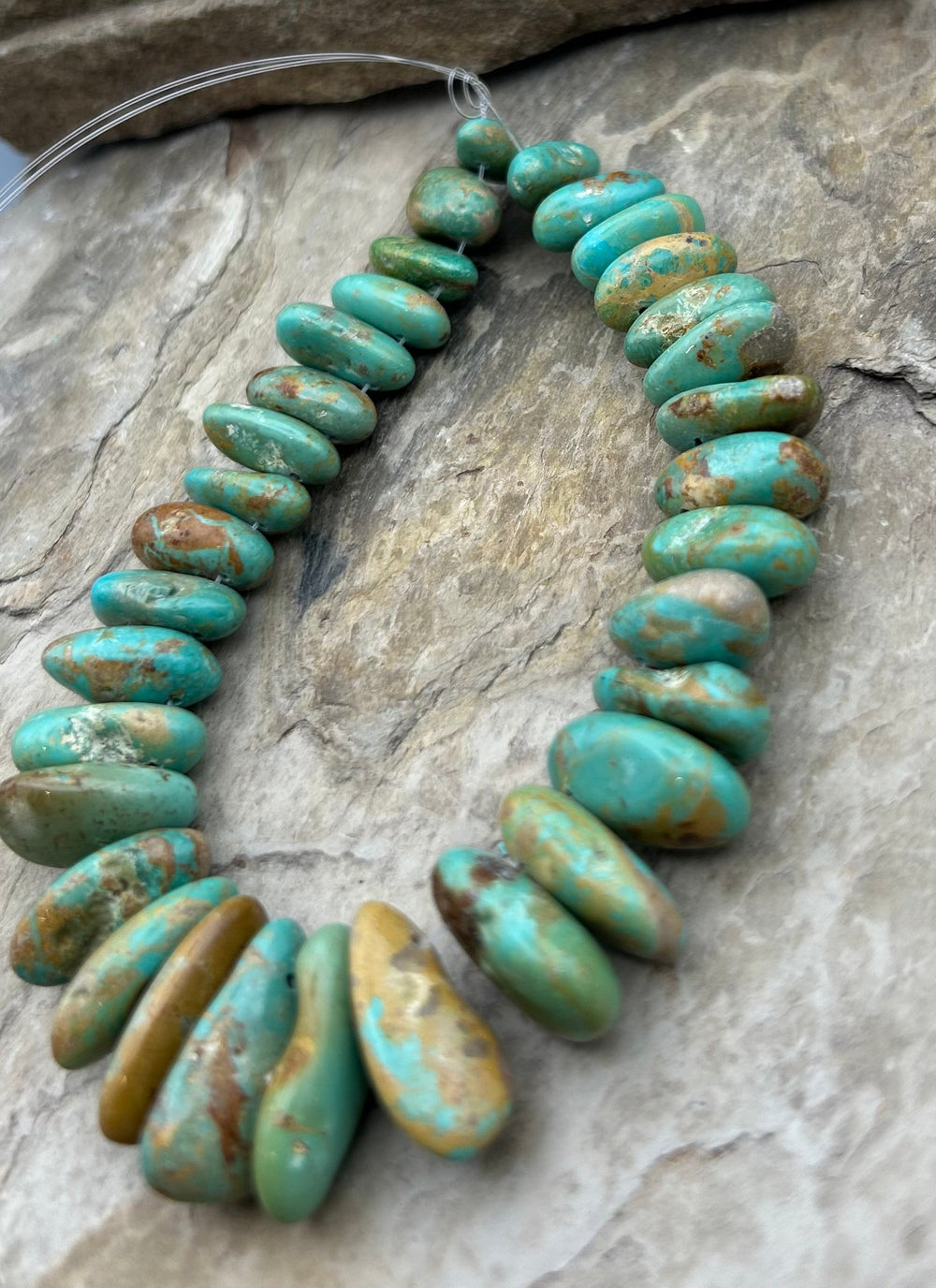 Kingman Turquoise (Arizona) Long Teardrop Nuggets