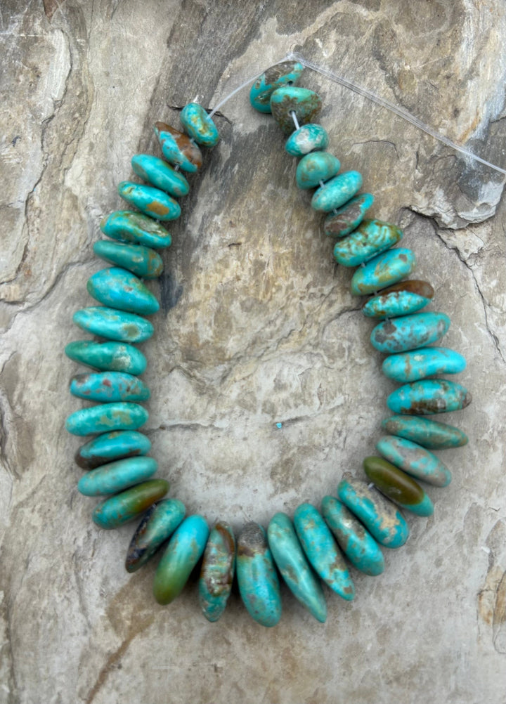 Kingman Turquoise (Arizona) Long Teardrop Nuggets