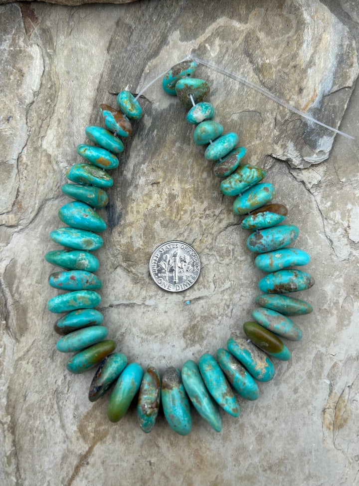Kingman Turquoise (Arizona) Long Teardrop Nuggets