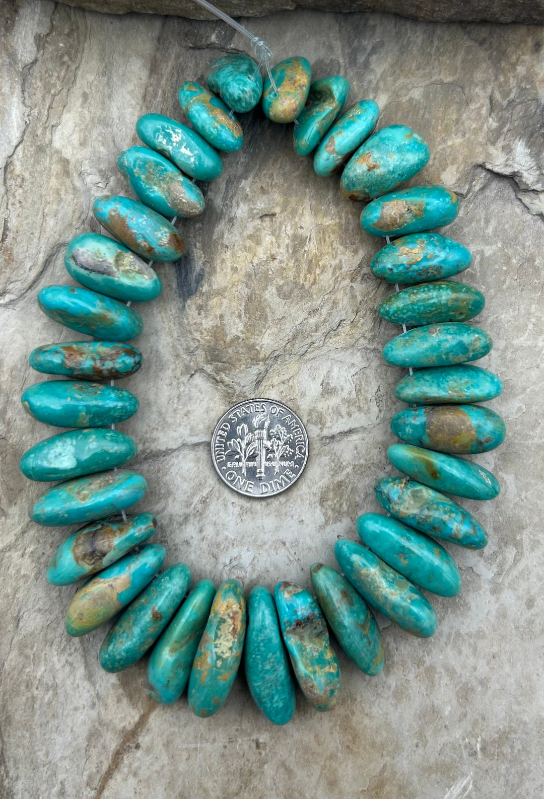Kingman Turquoise (Arizona) Long Teardrop Nuggets