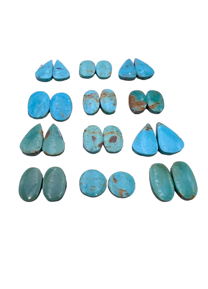 Kingman Turquoise Matching Earring Cabochons (select One