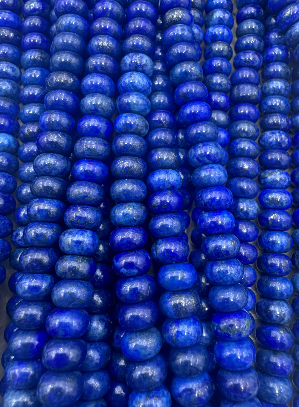 Lapis Lazuli 8x5mm Rondelle 15.5 Inch Strand (71-73 Beads)