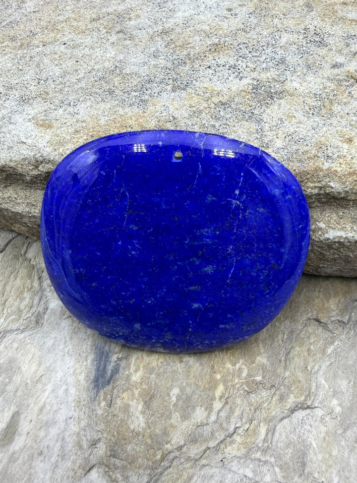 Lapis Lazuli BIG Focal Pendant Bead 51x47mm - Lapis Lazuli