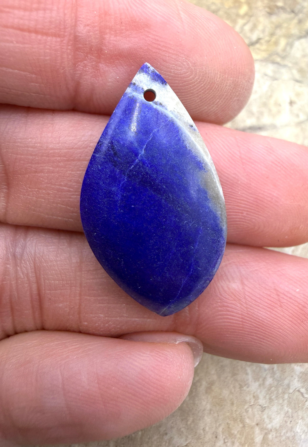 Lapis Lazuli Focal Pendant Bead 16x28mm - Lapis Lazuli