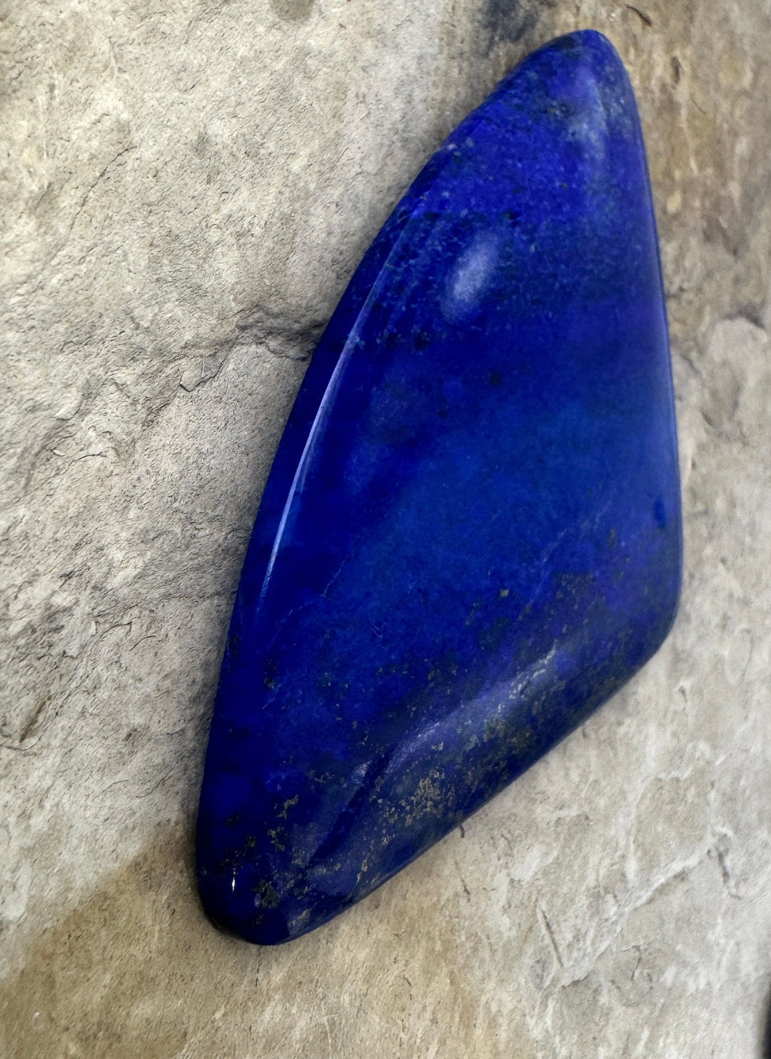 Lapis Lazuli GIANT Freeform Cabochon 42x69mm - Lapis Lazuli