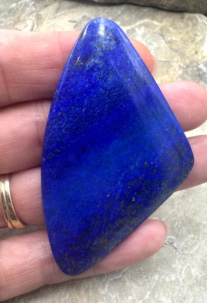 Lapis Lazuli GIANT Freeform Cabochon 42x69mm - Lapis Lazuli
