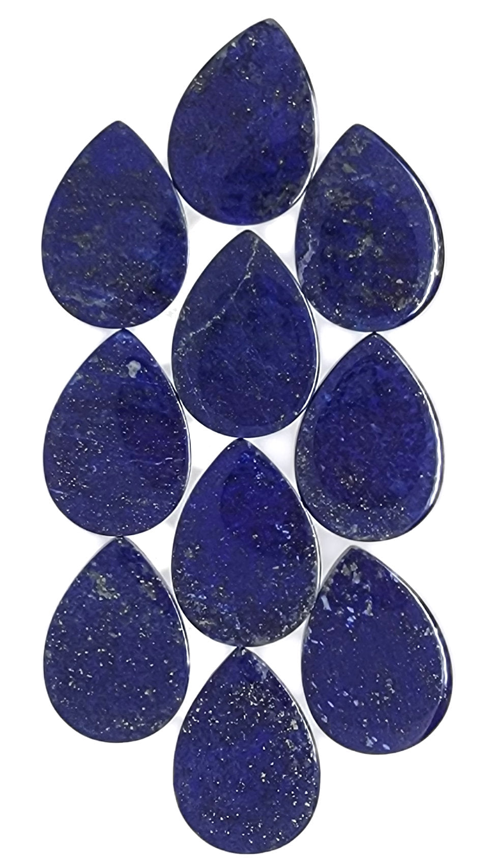 Lapis Lazuli with Pyrite Flecks 18x25mm Teardrop Cabochon