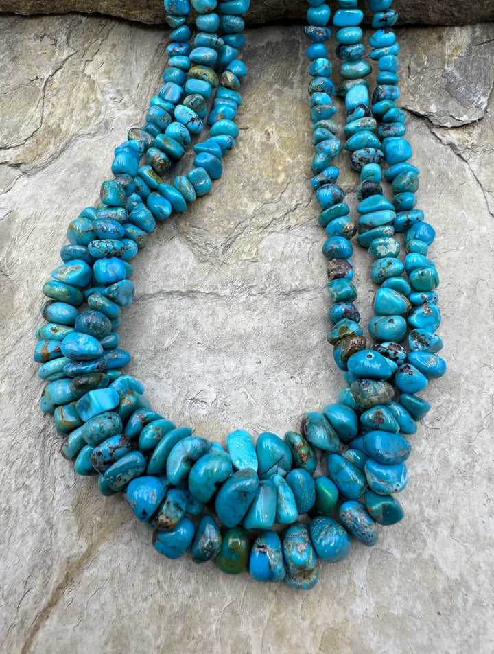 Ma’anshan/Royal Beauty Turquoise 4-8mm Graduate Chip/Nugget