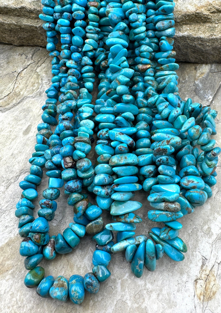 Ma’anshan/Royal Beauty Turquoise 4-8mm Graduate Chip/Nugget