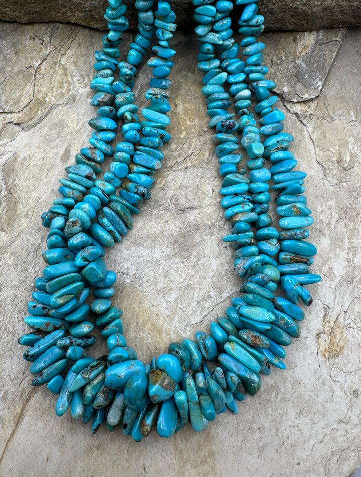 Ma’anshan/Royal Beauty Turquoise 4-8mm Graduate Chip/Nugget