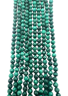 
	  
  
	  
	  
	  	
	    Malachite Micro Faceted 3mm Round Beads (16 inch Strand)