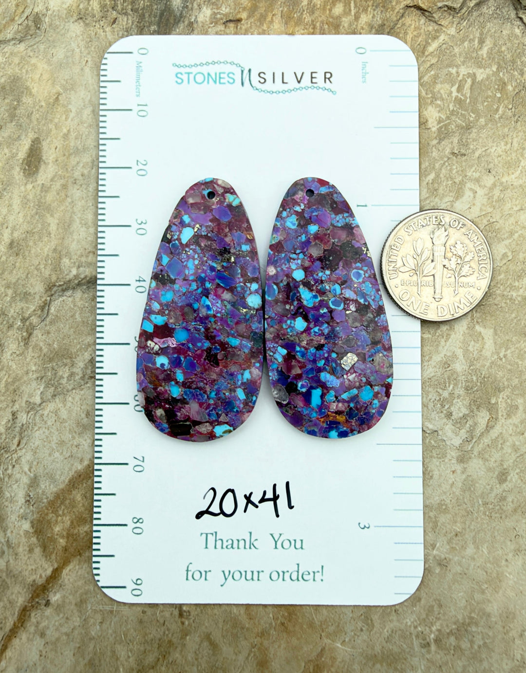 Mohave Purple Turquoise Kingman Composite BIG Matching