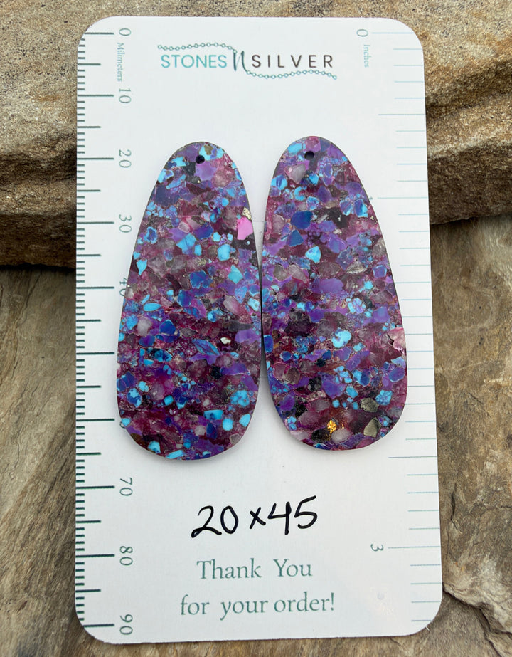 Mohave Purple Turquoise Kingman Composite BIG Matching