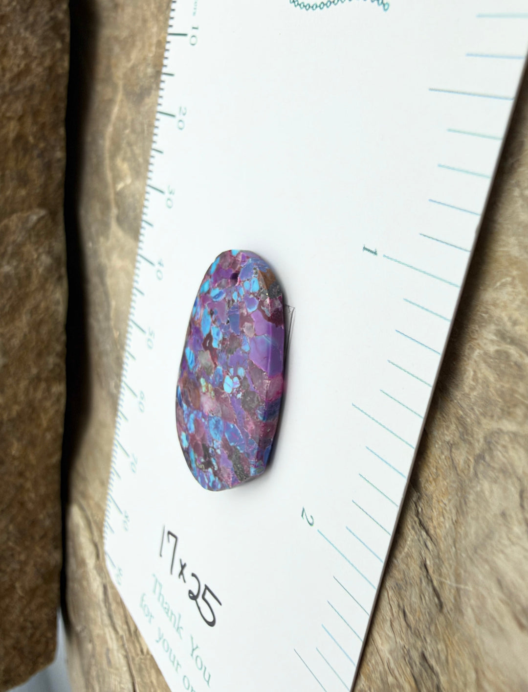 Mohave Purple Turquoise Kingman Composite Focal Pendant