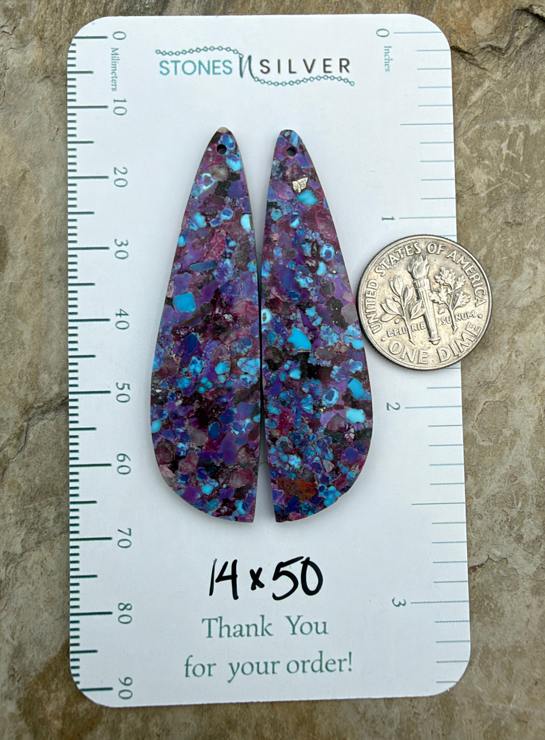 Mohave Purple Turquoise Kingman Composite LONG Matching