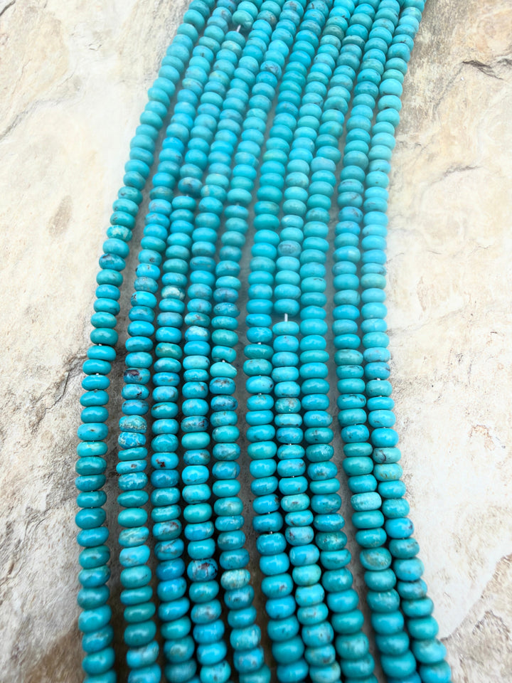 Nacozari (Mexico) 3mm Rondelle Beads 8 Inch Strand