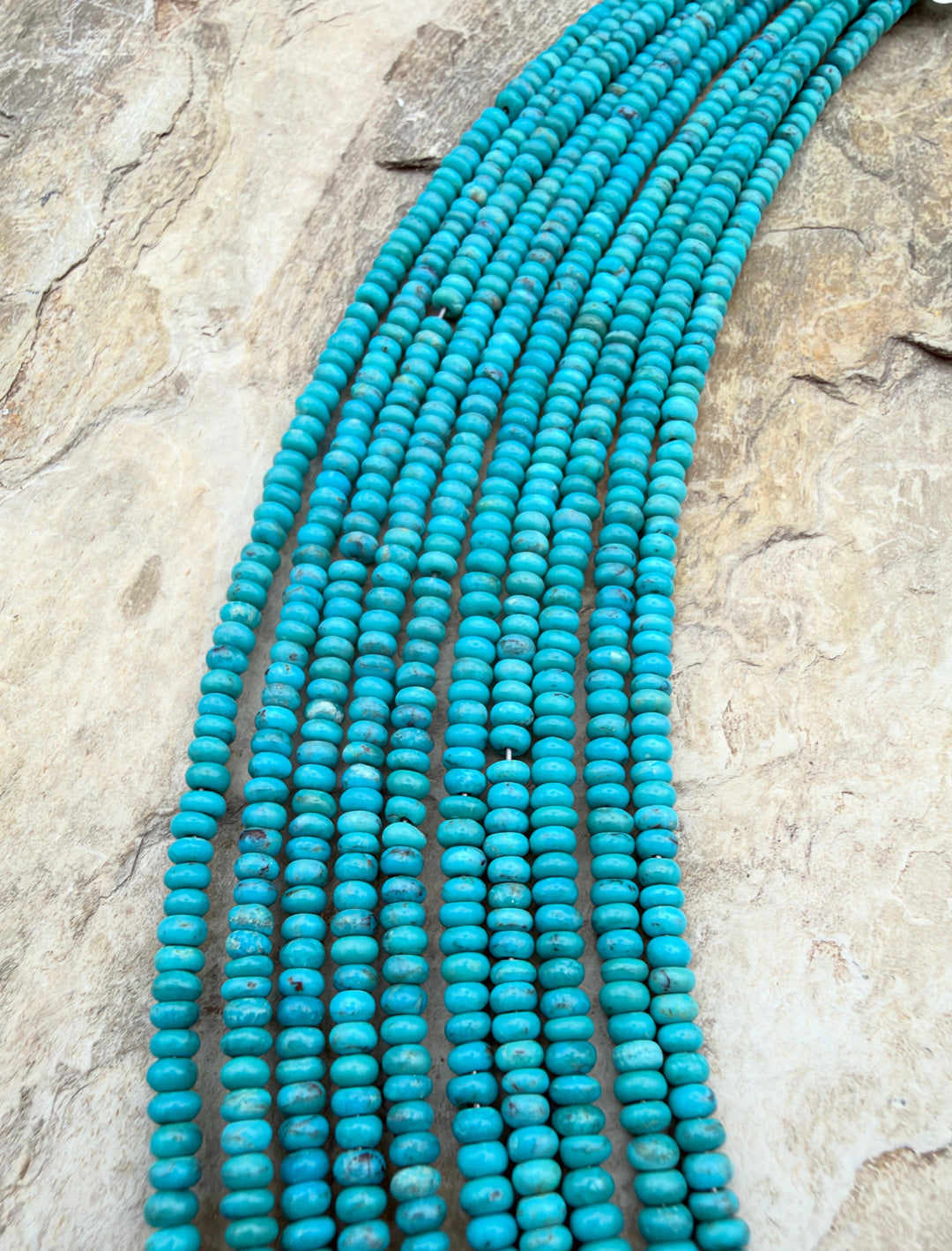 Nacozari (Mexico) 3mm Rondelle Beads 8 Inch Strand