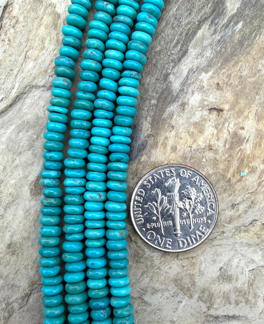 Nacozari (Mexico) 4mm Rondelle Beads 8 Inch Strand