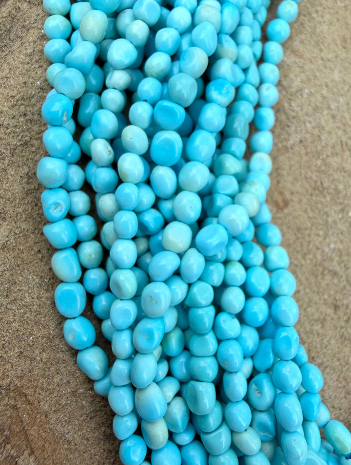 Natural Baby Blue Sleeping Beauty Turquoise (AZ) 3.5-4mm