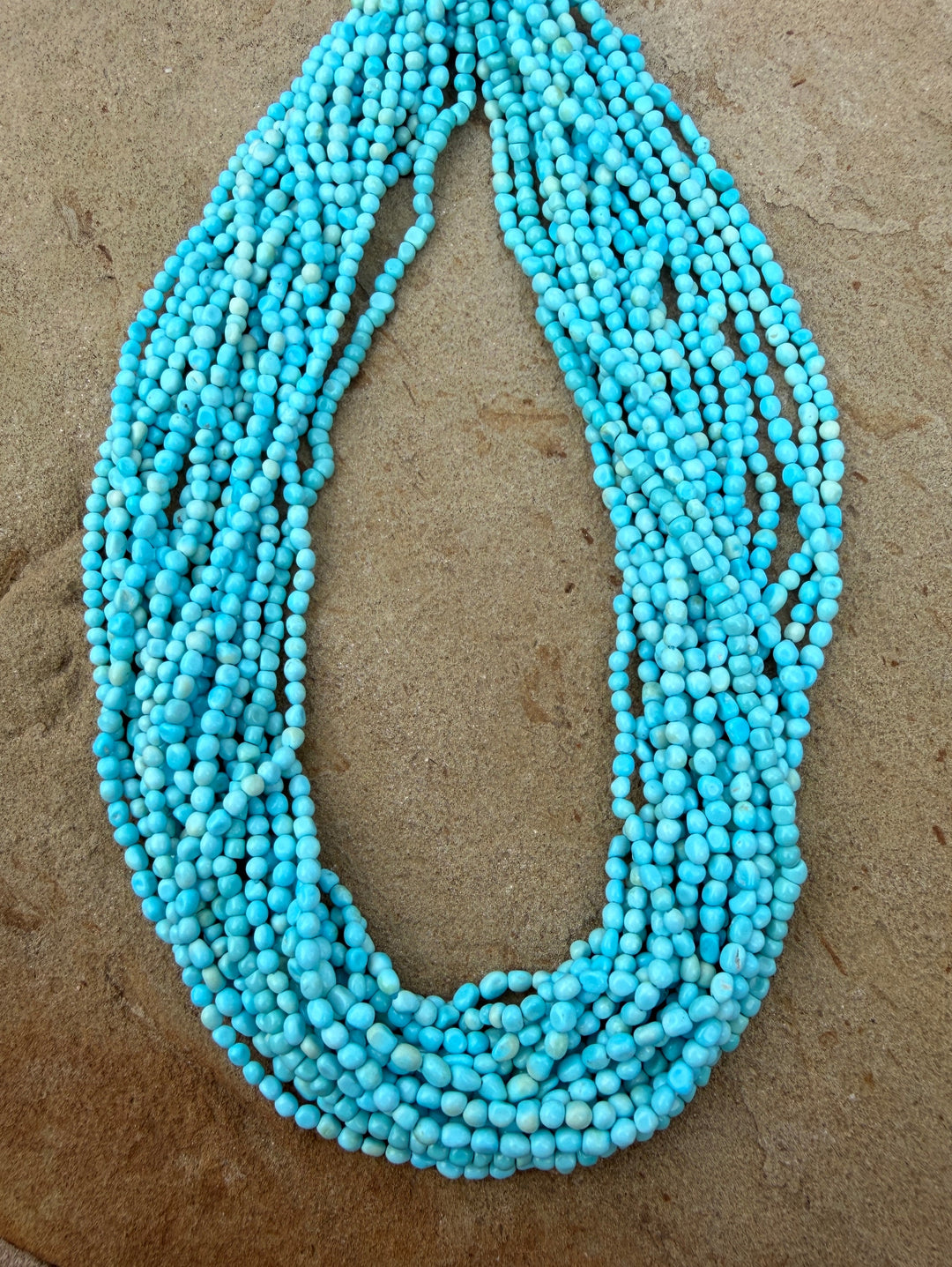 Natural Baby Blue Sleeping Beauty Turquoise (AZ) 3.5-4mm