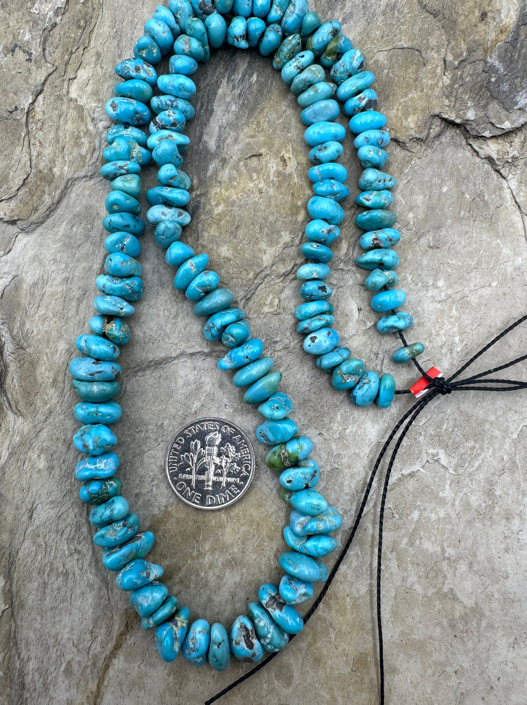 NATURAL Blue Lone Moutain Turquoise (Nevada) Graduated