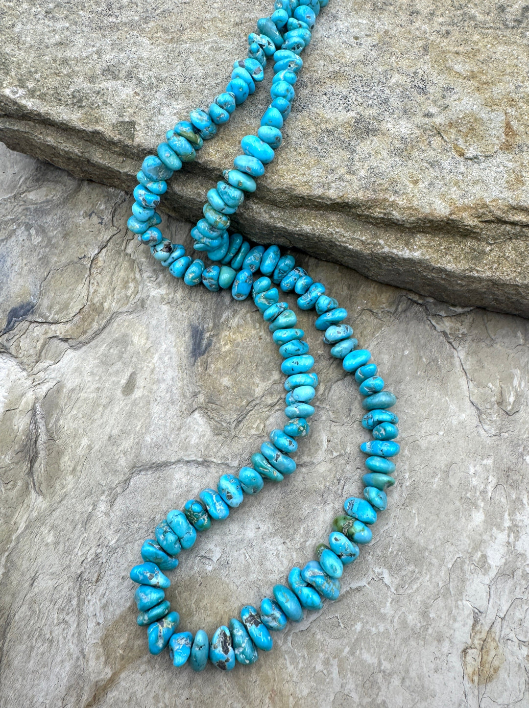 NATURAL Blue Lone Moutain Turquoise (Nevada) Graduated