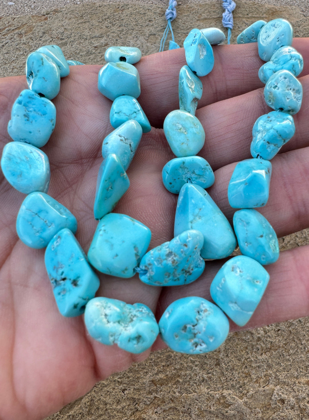 Natural Blue Sleeping Beauty Turquoise (AZ) 13-18mm Nuggets