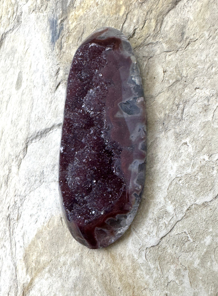 Natural Brazilian Druzy Cabochon 27x60mm - Natural Druzy